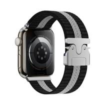 Pulseira De Nylon Com Fivela Para Apple Watch Ultra 3 4 5 6 7 8 9 10 11 iWatch Band 49mm 46mm 42mm