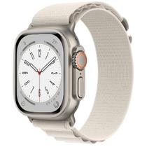 Pulseira de Nylon com Presilha para iWatch 42mm / 44mm / 45mm / 49mm - Bege