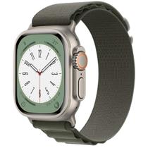 Pulseira de Nylon com Presilha para iWatch 42mm / 44mm / 45mm / 49mm - Verde