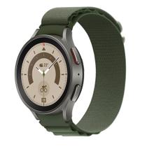 Pulseira de Nylon com Presilha Ridge Exclusiva para Galaxy Watch 4 Watch 5 - Verde