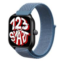 Pulseira de Nylon compatível com GTS 4 A2168 / GTS4 Mini A2176 - Azul Pulseira de Nylon compatível com GTS 4 A2168 / GTS4 Mini A2176 - Azul