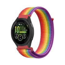 Pulseira De Nylon De 20mm 22mm Para Garmin Forerunner Venu 3 Vivoactive 6 5 970 965 955 570 265 165