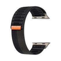 Pulseira De Nylon Esportiva De 49mm 46mm 45mm 41mm 42mm Para Apple Watch Ultra 2 11 9 8 7 SE Série 1