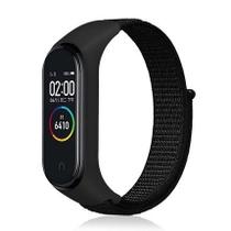 Pulseira De Nylon Lisa Para Smartwatch Xiaomi Mi Band 3/4/5/6