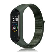Pulseira De Nylon Lisa Para Smartwatch Xiaomi Mi Band 3/4/5/6