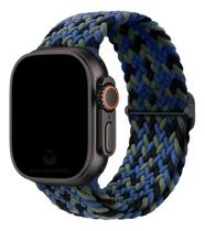 Pulseira De Nylon Loop Trançada Infinito compatível com Apple Watch 41mm 40mm 38mm Series Tamanho P