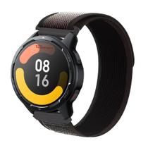 Pulseira de Nylon Nova para S1 / S1 Pro / S1 Active - Preto com Branco Pulseira de Nylon Nova para S1 / S1 Pro / S1 Active - Preto com Branco
