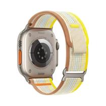 Pulseira de Nylon para Apple Watch Ultra 2, Série 9, 8, 7, 6 - 49mm, 45mm, 44mm, 42mm, 41mm, 40mm, 38mm