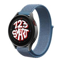 Pulseira de Nylon para Galaxy Watch 5 Watch5 Pro 40mm 44mm 45mm - Azul