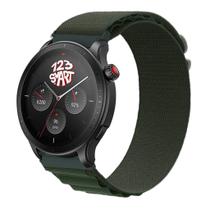 Pulseira de Nylon Presilha alpinista Compativel com Amazfit GTR 47mm A1902 GTR 2 A2023 GTR 3 A1971 GTR 4 A2166