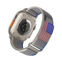 Pulseira De Nylon Sport Trail Loop Para Apple Watch, Disponível Em 49mm, 46mm, 44mm, 45mm, 42mm,