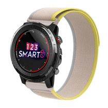 Pulseira de Nylon tira auto aderente Compativel com Amazfit Stratos A1902 Stratos 2 2s Stratos 3 A1929