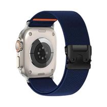 Pulseira De Nylon Trançada Elástica Para Apple Watch Ultra 2 49mm Série 6 SE 45mm 41mm 44mm 46mm