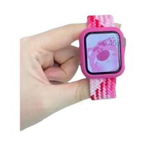 Pulseira De Nylon Trançada Fofa Coreana Para Apple Watch Compatível Com Séries 10 9 8 7 6 5 4 3 SE