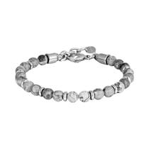 Pulseira de Olho de Tigre 6mm com Corrente de Aço Inoxidável - Masculina e Feminina