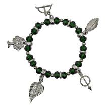 Pulseira De Orixá Oxóssi Pingente Metal Umbanda Candomblé Pulseira De Orixá Oxóssi Pingente Metal Umbanda Candomblé