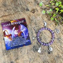 Pulseira De Orixás Entidade C/ Pingentes - Umbanda Candomblé - Nanã Buruquê