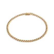 Pulseira De Ouro 18k/750 Grume 19cm 2.70g 3mm