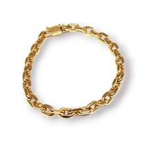 Pulseira de Ouro 18K Cadeado 20cm