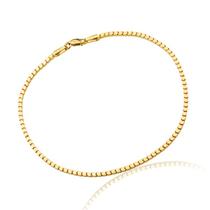 Pulseira de Ouro 18k Fio Veneziana Milano Chain