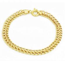 Pulseira de Ouro 18K Lacraia 19cm 9,10mm a 13,60mm Media