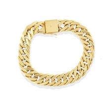 Pulseira de Ouro 18K Nill 11mm a 13mm 21cm (grossa) Pulseira de Ouro 18K Nill 11mm a 13mm 21cm (grossa)