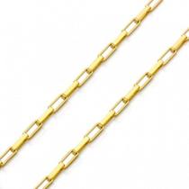 Pulseira De Ouro 18k Veneziana Longa De 1,8mm Com 21cm