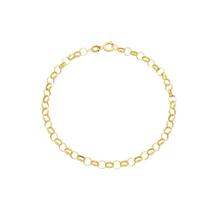Pulseira De Ouro Feminina 18k Elo Português