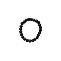 Pulseira de Pedra Natural Agata Negra - Equilibrio e Protecao Pulseira de Pedra Natural Agata Negra - Equilibrio e Protecao