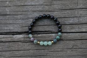Pulseira de Pedra Natural - MIX Turmalina Negra Pulseira de Pedra Natural - MIX Turmalina Negra