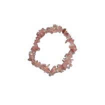 Pulseira de Pedra Natural Quartzo Cherry - Energia e Confianca