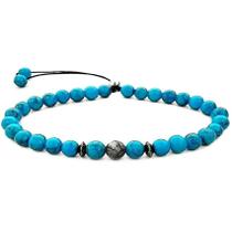 Pulseira De Pedras Masculina Azul Pulseira De Pedras Masculina Azul