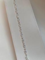 Pulseira de pedras naturais banhada ouro 18k