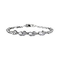 Pulseira De Pérola De Luxo Para Mulheres Com Design De Folha Marquise Em Zircônia, Joias De Pulseira De Pérola De Luxo Para Mulheres Com Design De Folha Marquise Em Zircônia, Joias De