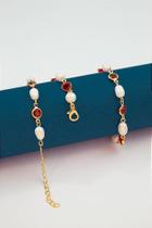 Pulseira de Pérola Natural com Extensor - 01 Unidade