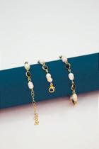 Pulseira de Pérola Natural com Extensor - 01 Unidade