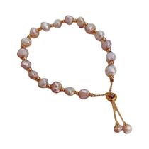 Pulseira De Pérolas Barrocas Ajustável Para Mulheres, Joias De Moda Luxuosa, Presente Para Festa De Pulseira De Pérolas Barrocas Ajustável Para Mulheres, Joias De Moda Luxuosa, Presente Para Festa De