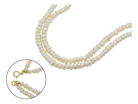 Pulseira De Perolas Naturais Legitimas Dois Fios Fecho Mola Branca Pulseira De Perolas Naturais Legitimas Dois Fios Fecho Mola Branca