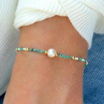 Pulseira De Pérolas Vintage Boêmia Para Mulheres, Acessórios De Joias De Estilo Étnico Para Férias