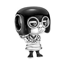 Pulseira De Pingente De Charme Miniso Mickey Minnie Vinnie Em Prata Esterlina 925 DIY Joias