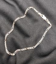 Pulseira de prata 3x1 1mm Pulseira de prata 3x1 1mm