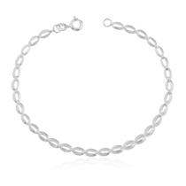 Pulseira de Prata 925 Búzios Achatada