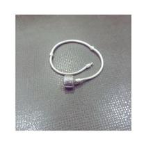 Pulseira de Prata 925 de lei para Berloque Tambor Cravejado Pulseira de Prata 925 de lei para Berloque Tambor Cravejado