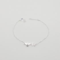 Pulseira de Prata 925 Espírito Santo com Extensor de 2 cm