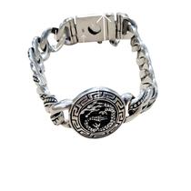 Pulseira de Prata 925 Italiana Pesada de Dragão Pulseira de Prata 925 Italiana Pesada de Dragão