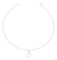 Pulseira De Prata 925 Legítima Feminina Geometrico