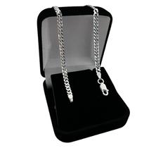 Pulseira de Prata 925 legítima Grumet 3mm 21cm