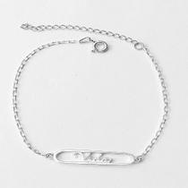 Pulseira de Prata 925 Vida com Extensor de 5cm