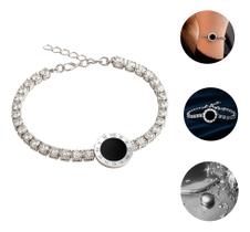 Pulseira de Prata com Zircônia Rivieira Ice