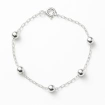 Pulseira De Prata Legitima 925 Com Bolinha Delicada Original Pulseira De Prata Legitima 925 Com Bolinha Delicada Original